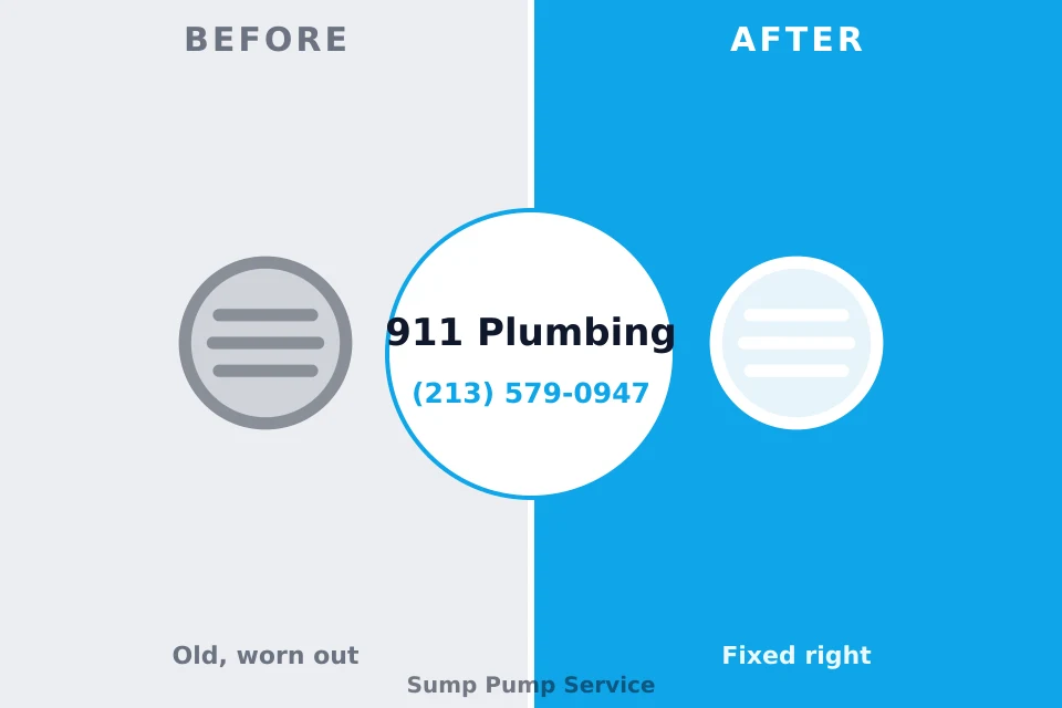 Before and after: plumbing repair Biscoe, NC